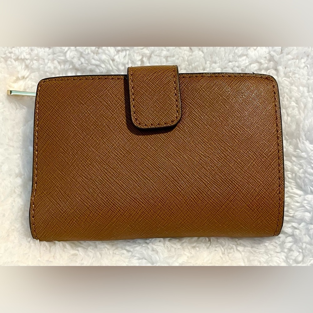 *NWOT* MICHAEL KORS Jet Set Bi-Fold Wallet - Women's - Brown Leather (SJ00169) - Picture 2 of 11